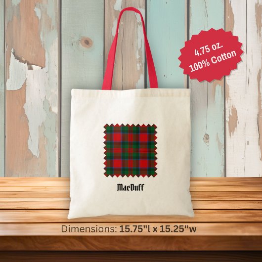 MacDuff Clan Tartan Tote Bag