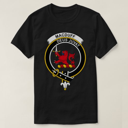 MacDuff Crest Tartan Clan Scottish Clan T-shirt (Design voorkant)
