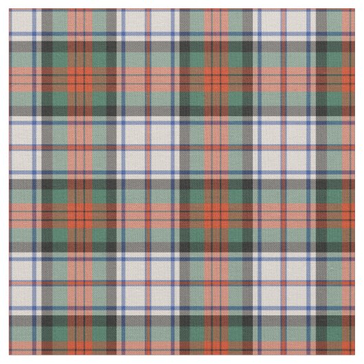 MacDuff Dress Ancient Tartan Stof (Close Up)