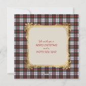 MacDuff Dress Scottish Tartan Christmas  Feestdagenkaart (Achterkant)