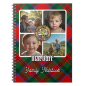 MacDuff Familiefotocollage Notitieboek (Voorkant)