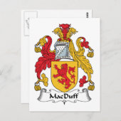 MacDuff Family Crest Briefkaart (Voorkant / Achterkant)