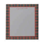 MacDuff Hunting Modern Original Scottish Tartan  Notitieblok (Voorkant)