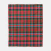 MacDuff Jacht Oude Plaid Fleece Deken (Voorkant)