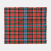 MacDuff Modern Schotse Ruit Fleece Deken (Voorkant (Horizontaal))
