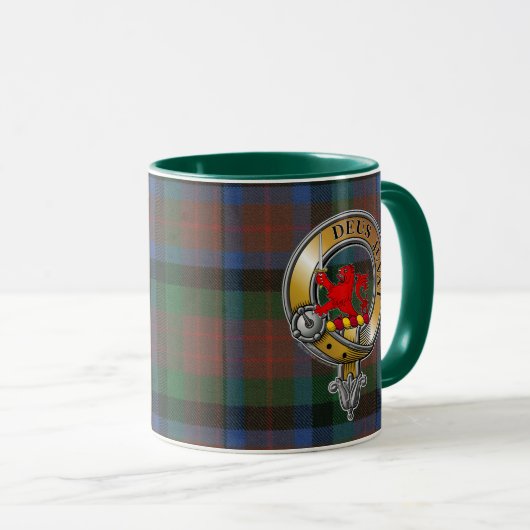 MacDuff Tartan & Badge Mok (Voorkant rechts)