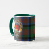 MacDuff Tartan & Badge Mok (Voorkant links)