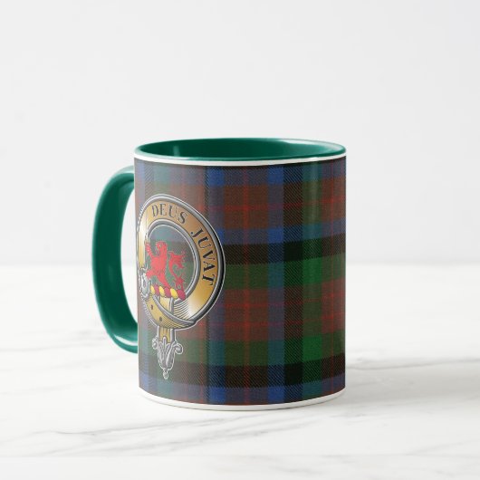 MacDuff Tartan & Badge Mok (Voorkant links)