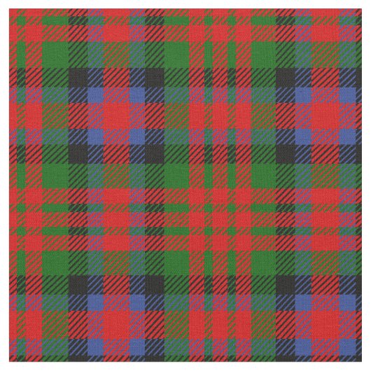 MacDuff Tartan Print Stof (Close Up)