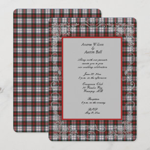 MacDuff Tartan Pset Wedding Kaart