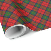 MacDuff-tartan rode groene vlecht Cadeaupapier (Rol Hoek)