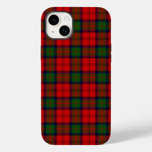 MacDuff-tartan rode groene vlecht Case-Mate iPhone Case (Achterkant)