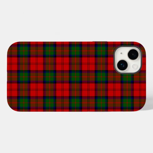 MacDuff-tartan rode groene vlecht Case-Mate iPhone Case (Achterkant (horizontaal))