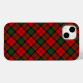 MacDuff-tartan rode groene vlecht Case-Mate iPhone Case (Achterkant (horizontaal))