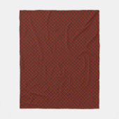 MacDuff-tartan rode groene vlecht Fleece Deken (Voorkant)