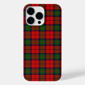 MacDuff-tartan rode groene vlecht iPhone Hoesje (Achterkant)