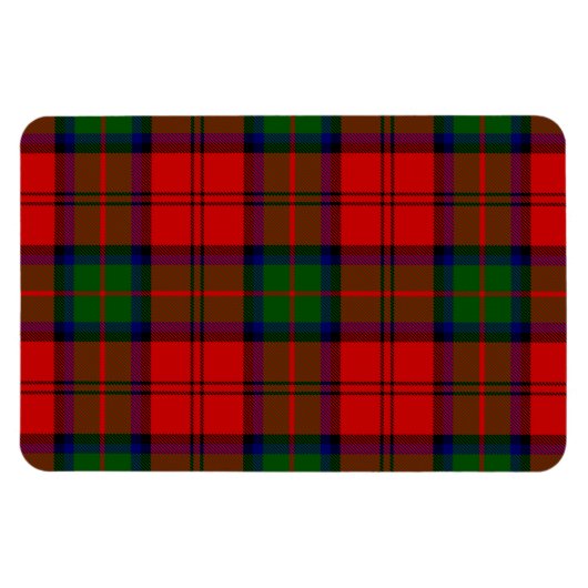 MacDuff-tartan rode groene vlecht Magneet (Horizontaal)