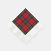 MacDuff-tartan rode groene vlecht Servetten (Hoek)