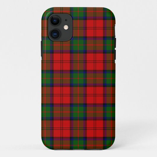 MacDuff tartan rood groen geruit Case-Mate iPhone Case (Achterkant)