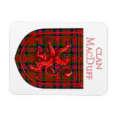 MacDuff Tartan Scottish Play Lion Rampant Magneet (Horizontaal)