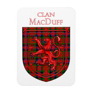 MacDuff Tartan Scottish Play Lion Rampant Magneet