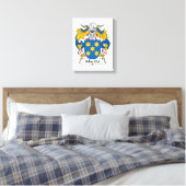 Macedo Family Crest Canvas Afdruk (Insitu (Slaapkamer))