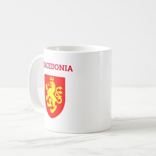 Macedonia Koffiemok (Voorkant links)