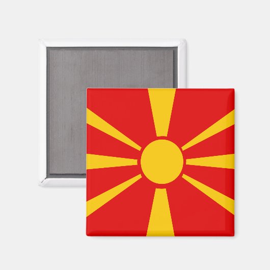 Macedonia Magneet (Voorkant / Achterkant)