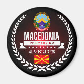 Macedonia Magneet (Voorkant)