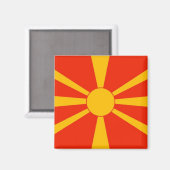Macedonia Magneet (Voorkant / Achterkant)