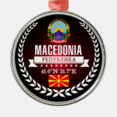 Macedonia Metalen Ornament (Voorkant)