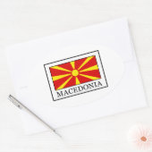 Macedonia Ovale Sticker (Envelop)