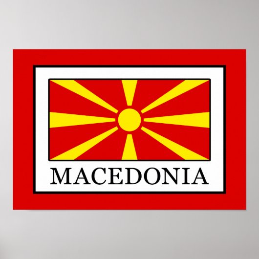 Macedonia Poster (Voorkant)