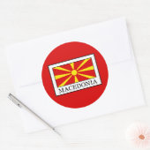 Macedonia Ronde Sticker (Envelop)