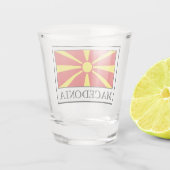 Macedonia Shot Glas (Achterkant)