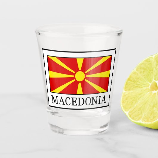 Macedonia Shot Glas (Voorkant)