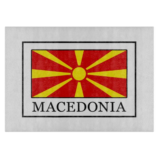 Macedonia Snijplank (Voorkant)