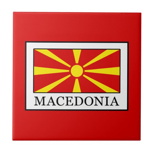 Macedonia Tegeltje (Voorkant)