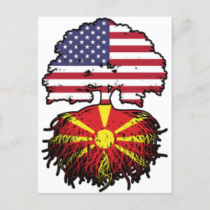 Macedonië Amerikaans-Macedonië Verenigde Staten Briefkaart