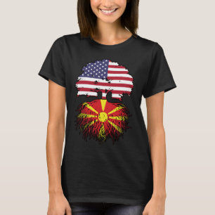 Macedonië Amerikaans-Macedonië Verenigde Staten T-shirt