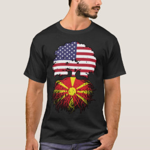 Macedonië Amerikaans-Macedonië Verenigde Staten T-shirt