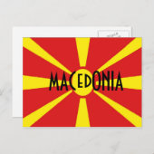 Macedonië-briefkaart Briefkaart (Voorkant / Achterkant)