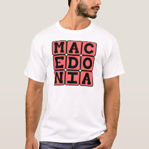 Macedonië, land in Zuidoost-Europa T-shirt