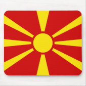 Macedonië (Macedonische vlag) Muismat (Voorkant)