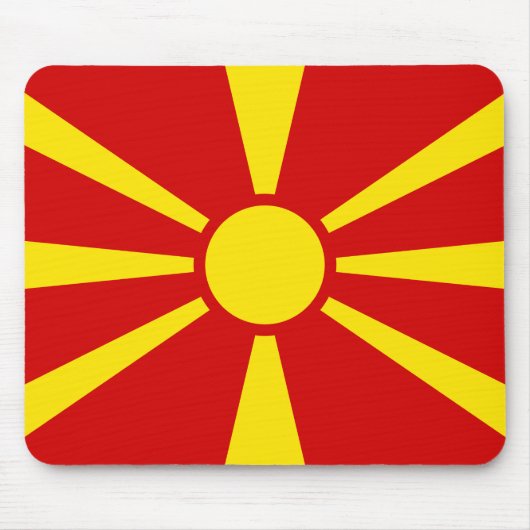 Macedonië (Macedonische vlag) Muismat (Voorkant)