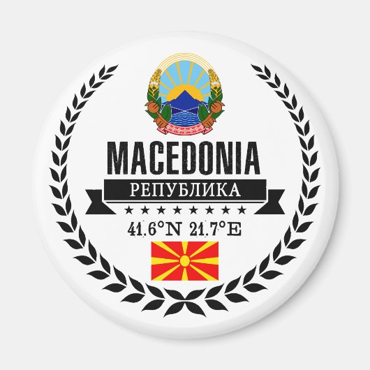 Macedonië Magneet (Voorkant)