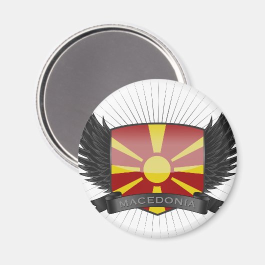 MACEDONIË MAGNEET (Voorkant / Achterkant)