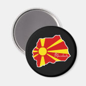 Macedonië Magneet (Voorkant / Achterkant)