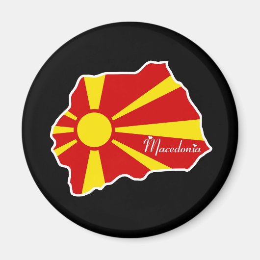 Macedonië Magneet (Voorkant)