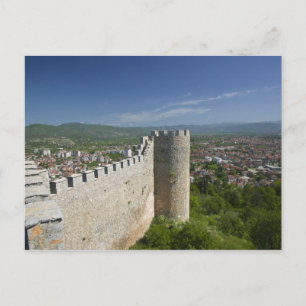 MACEDONIË, Ohrid. Burcht van Car Samoil / Briefkaart